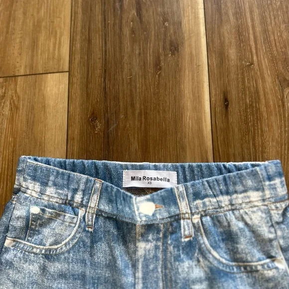 Mila Rosabella Women's light sweatpant Jeans size XS - Picture 4 of 6